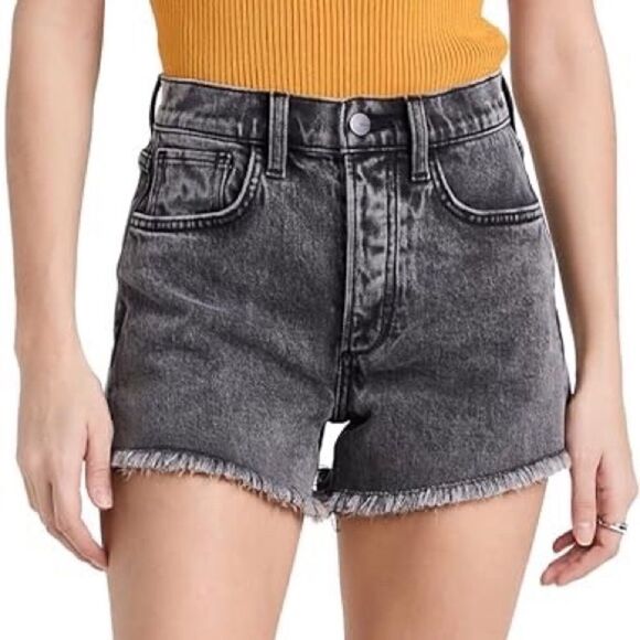 NWT Kendall + Kylie High Rise Black Drifter Denim Shorts Sz 13 31 Waist - Picture 1 of 8